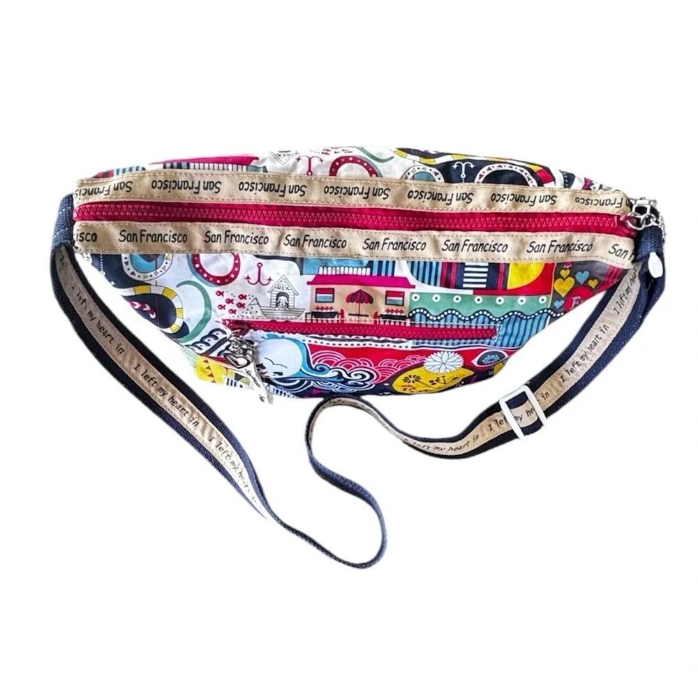 San Francisco Graphic Bag”I left my heart in”San Francisco travel tourist - Picture 2 of 9